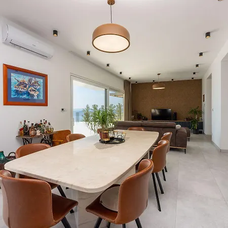 Semesterbostad Mit Panoramablick Auf Kvarner Bucht, Privatpool, Bbq-bereich, Waschmaschine