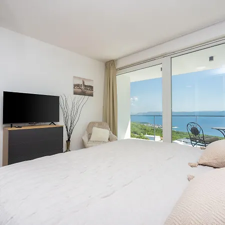 Semesterbostad Mit Panoramablick Auf Kvarner Bucht, Privatpool, Bbq-bereich, Waschmaschine *