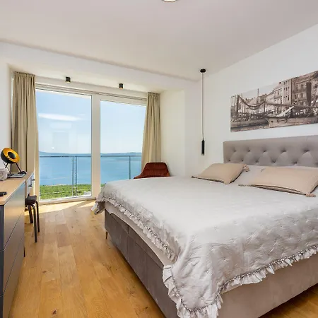 Semesterbostad Mit Panoramablick Auf Kvarner Bucht, Privatpool, Bbq-bereich, Waschmaschine
