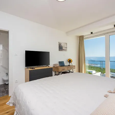 Mit Panoramablick Auf Kvarner Bucht, Privatpool, Bbq-bereich, Waschmaschine Semesterbostad *