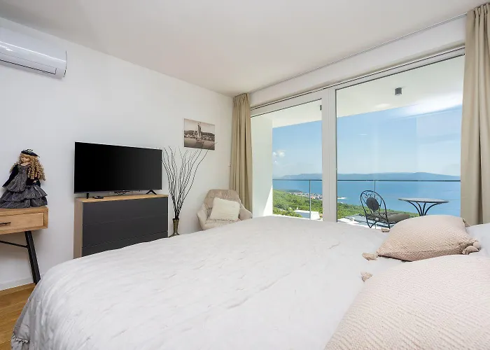 Tatil Evi Mit Panoramablick Auf Kvarner Bucht, Privatpool, Bbq-bereich, Waschmaschine *