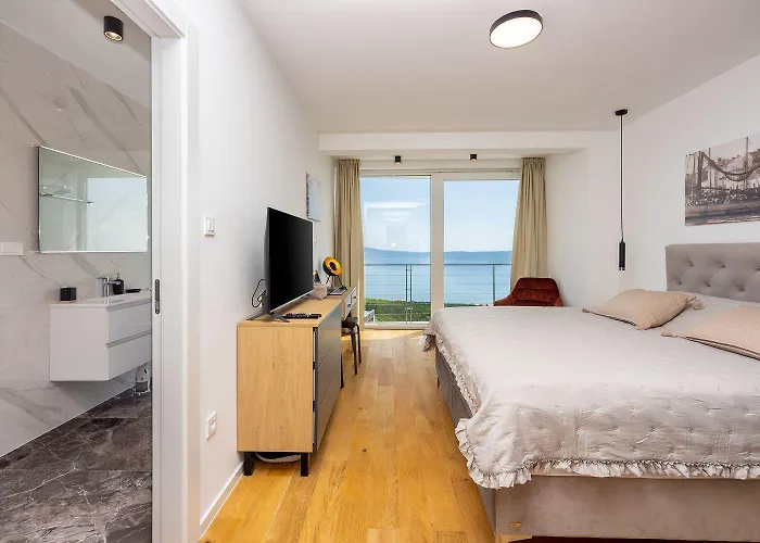 Mit Panoramablick Auf Kvarner Bucht, Privatpool, Bbq-bereich, Waschmaschine * Crikvenica