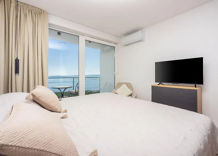 Mit Panoramablick Auf Kvarner Bucht, Privatpool, Bbq-bereich, Waschmaschine Tatil Evi